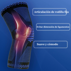 Rodillera de Compresión Ajustable con Soporte Lateral